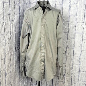 POLO RALPH LAUREN‎ Black and White Philip Button Up Men's Dress Shirt 15-32